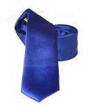          NM Slim Satin Krawatte - Königsblau Unifarbige Krawatten